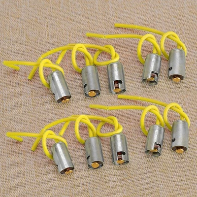 10pcs BA9S Car Truck Light Bulb Sockets Holders With Wire Connectors top - Image 1 of 4