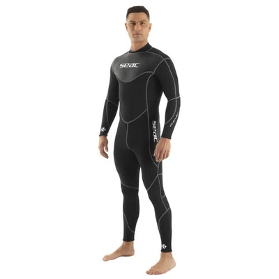 SEAC Sense 3mm Men's Full Wetsuit – Ultra Stretch Neoprene for Snorkeling, - Image 1 of 4