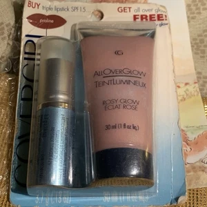 COVERGIRL All Over Glow ROSY GLOW & Praline Lipstick Set old stock NIB - Picture 1 of 4