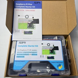 52Pi KR-0024 Raspberry Pi Complete Starter Kit DIY Electronics (NEW In Box) - Afbeelding 1 van 13