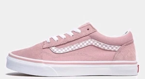 Vans Old Skool Checker Board Lateral Rayas Rosa Entrenadores Junior Reino Unido 4.5 REF SH1 - Imagen 1 de 7