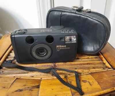 Nikon Lite Touch Zoom AF 35-70mm BLACK Point & Shoot Film Camera G1901 - Image 1 of 4