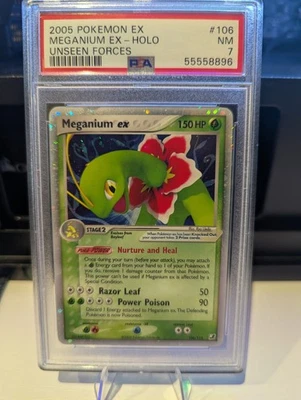 Pokémon Meganuim Ex Unseen Forces 106/115 PSA 7 - Image 1 of 2