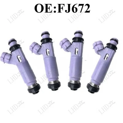 Inyectores de combustible 4 piezas 23250-74060 para Toyota Camry 1988-1991 2,0 L Foto 1 de 3