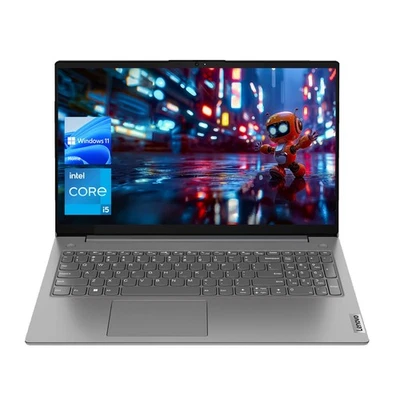 Lenovo V15 15.6" Laptop, Intel Core i5-13420H,Webcam, HDMI, RJ-45, W11 H, Grey - Image 1 of 4