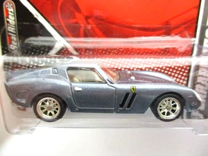 HOT WHEELS - GARAGE - FERRARI 250 GTO (BLUISH GRAY) (REAL RIDERS) - DIECAST - Picture 1 of 18
