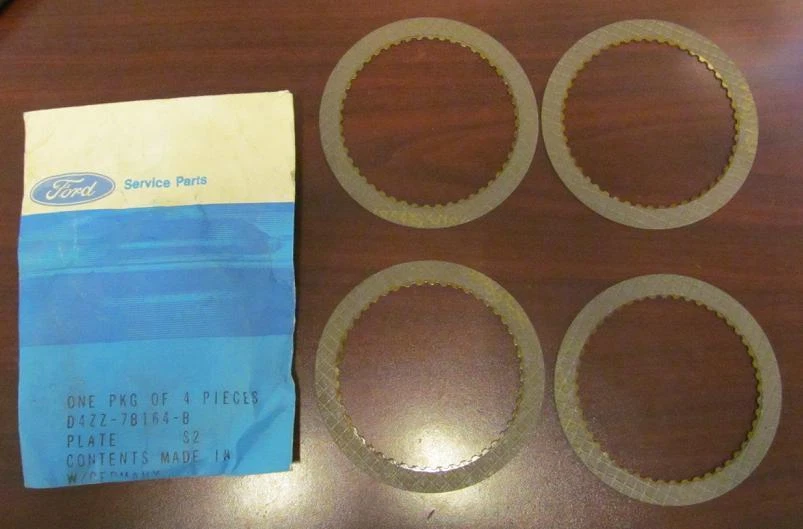 Placas de embrague de transmisión automática Mustang II y Ford C3 1974-78 NOS Foto 1 de 1