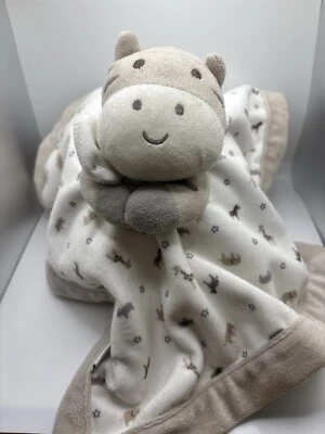 Manta de seguridad Carters Lovey cebra neutra animal zoológico gris  Foto 1 de 4