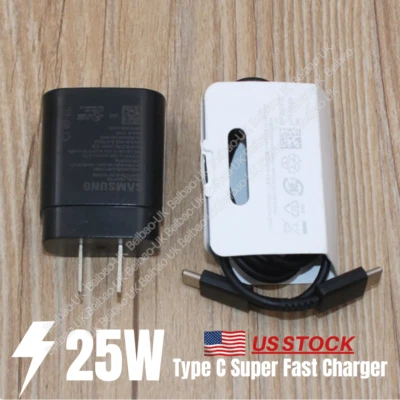 25W USB C Fast Wall Charger Type C Charger Block For Samsung Galaxy S23/22/21/20 - Image 1 of 4