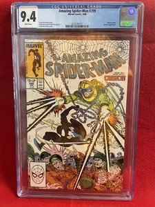 AMAZING SPIDER MAN #299 CGC 9.4 (páginas blancas) primera aplicación cubierta Venom Mcfarlane - Imagen 1 de 2