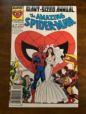 AMAZING SPIDER-MAN ANNUAL #21 (Marvel, 1963) VF Newstand Wedding Cover