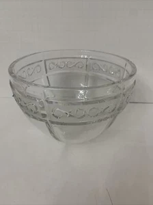 Marquis By Waterford Crystal Arabesque clear Fruit Bowl centerpiece  7" x 5"H - Picture 1 of 7