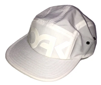 Oakley Mark II 5 Panel Hat White OAK Letters  Adjustable For Custom Fit Preowned - Image 1 of 4