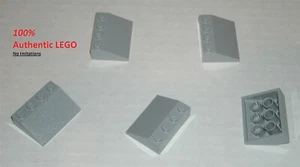 LEGO NUEVO 3x4 Gris Azulado Claro Pendiente (25°) (5x) 4211420 Ladrillo 3297 - Imagen 1 de 1