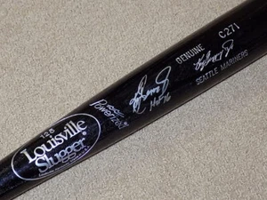 Ken Griffey Jr H&B Signed Game Bat Seattle Mariners Reds HOF Tri-Star - Picture 1 of 1