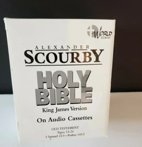 Alexander Scourby Holy Bible King James Version Audio Cassettes (12) - Picture 1 of 5