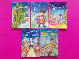 USBORNE YOUNG READERS SERIES ONE x 5 - HOME SCHOOL SCHOOLING ILLUSTRATED READER - Picture 1 of 4