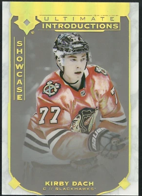 Kirby Dach 2019-20 Upper Deck Ultimate Introductions Showcase #UI-96 Chicago NHL - Image 1 of 2