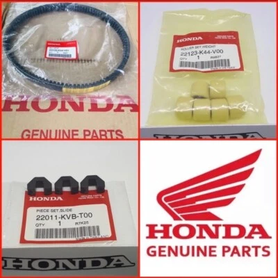 Kit de correa de transmisión genuina Honda Vision 2017 2018 2019 2020 + rodillos + deslizadores 🇬🇧 Foto 1 de 4