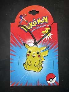 Nintendo POKEMON Pikachu 1999 Metal 1.5 Pendant Necklace Vintage NEW! Starline - Picture 1 of 4