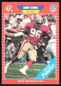 1989 8292C Pro Set Danny Stubbs Rookie San Francisco 49ers #537 - Picture 1 of 2
