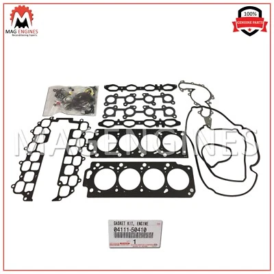 04111-50410 KIT DE JUNTA COMPLETA ORIGINAL OEM 2UZ-FE 4,7 L PARA LAND CRUISER LEXUS LX470 Foto 1 de 4