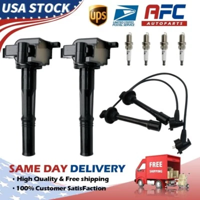 WIRE+Ignition Coil+spark plugs for 1995-99 Toyota Tercel Paseo 1.5L UF170 - Image 1 of 4
