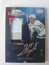 2021-22 SPx - UD Black Lustrous Rookie Auto Patches #LRPA-QB