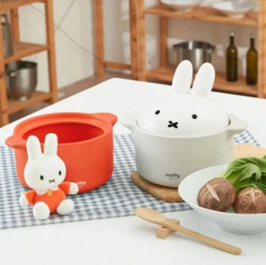 Miffy Ceramic Sterilizable Heat-Resistant Pot, Potbelly Stew Pot 1.8L / Express - Picture 1 of 10