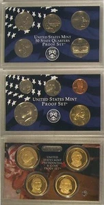 2007-S Proof Set United States US Mint Original Government Packaging Box & COA - Bild 1 von 2