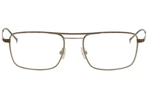 Marco de gafas de aviador de acero inoxidable Gunmetal Lightec 30090L GM 02 54-20-150 - Imagen 1 de 4