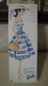 BARBIE SUBURBAN SHOPPER EMPTY BOX/LINER VINTAGE REPRODUCTION 2000 *CARD - Picture 1 of 3