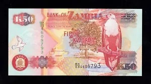 F.C. ZAMBIA , 50 KWACHA 2008 , S/C ( UNC ) , P.37g . - Picture 1 of 2