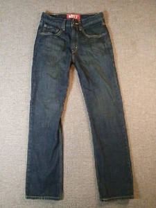 Levis 514 Jeans Boys Size 18 Slim 27X29 Blue Blurred Slim Straight Denim T 12 - Picture 1 of 11