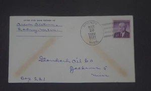 RODNEY, MISSISSIPPI, March 10 1961 Postmark, Standard Oil Company Cover - Picture 1 of 3