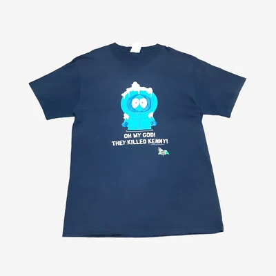 复古 90 年代 1998 年南方公园 T 恤 Kenny 尺寸 L — 第 1/4 张图片