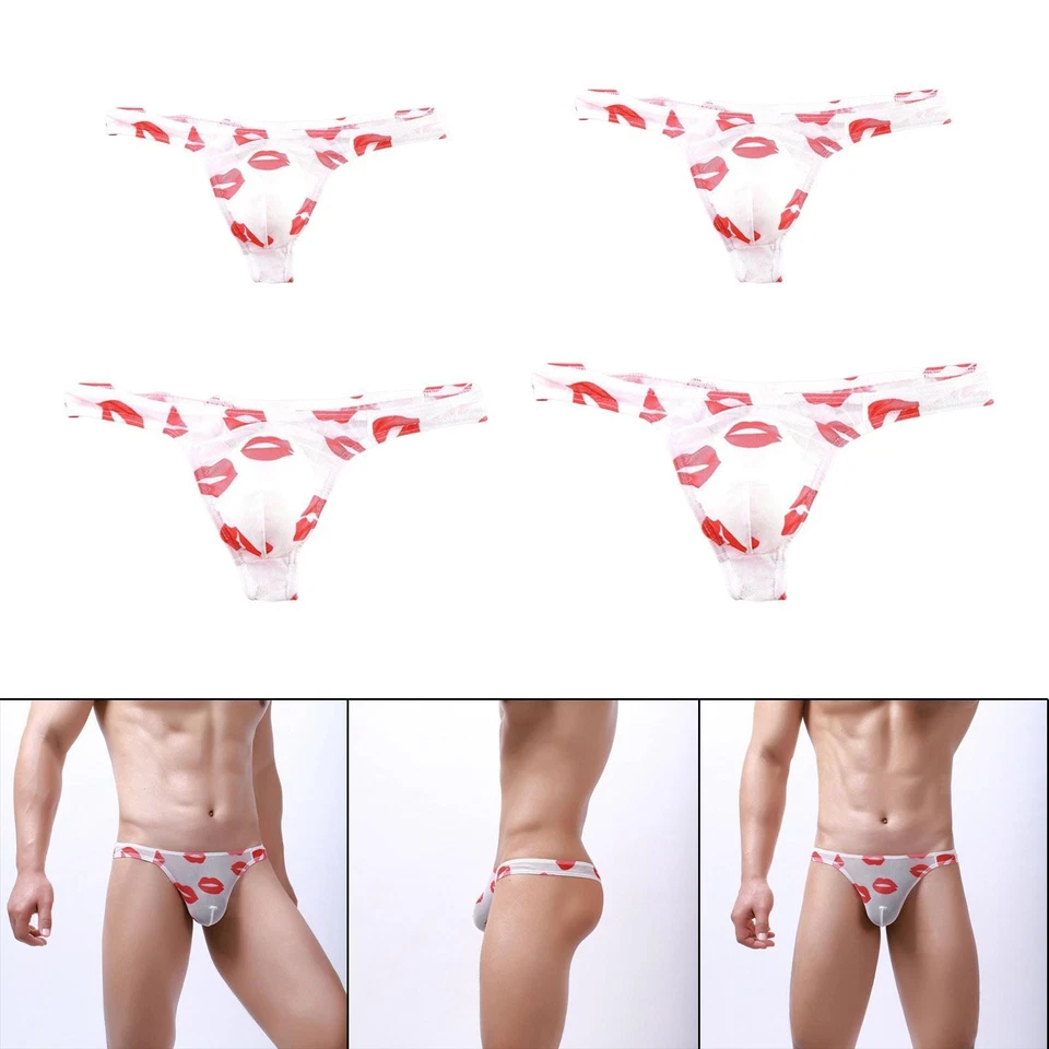 Herren-Tanga-Unterhose, bequem, elastisch, G-String, Dessous, Höschen, - Bild 1 von 1