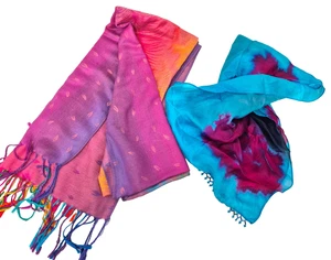 Unbranded Damen Lovely Schals Tropisch 144 X 144cm Batik 64cm - Bild 1 von 4