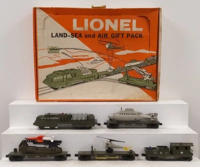 Conjunto Lionel 1805 Vintage O 45 Land-Sea-Air com 3429,3820,6640,6824/Caixa - Imagem 1 de 4