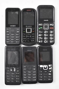 Bundle Of X6 Mobile Phones Ondial F881 Nokia Vodafone - Untested No Chargers - Photo 1 sur 4