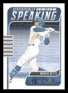 2021 Panini Absolute #SS-3 Mookie Betts Statistically Speaking Retail Dodgers - Bild 1 von 2