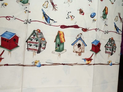 Alexander Henry Fabrics by Phillip de Leon Birdhouses 1 Yard  x 44" - Image 1 of 3