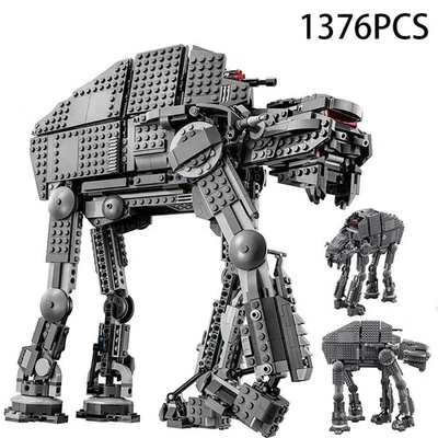 Star Wars : First Order 75189 Heavy Assault AT-AT Building Set 1376pcs 5 figures - Image 1 of 4