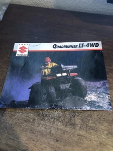 1987 Suzuki LT4wd 250cc Quadrunner Sales Brochure Advertising 8.5x11 - Picture 1 of 3