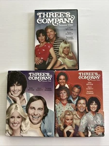 DVD - THREE'S COMPANY Complete Season 1 2 3 (1976) R1 John Ritter Suzanne Somers - Picture 1 of 7