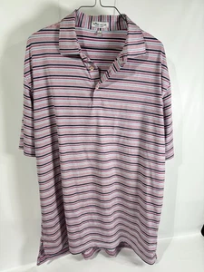 Polo golf Peter Millar estiva comoda L logo Playa Grande - Foto 1 di 6
