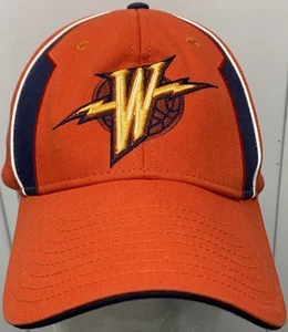 Vintage Y2K NBA Elevation Golden State Warriors Hat Orange “Thunder” W Logo Cap - Picture 1 of 4
