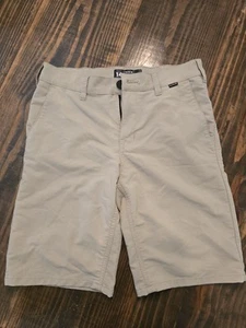 Hurley H2O-Dri Flat Front Khaki Shorts Youth size 14 - Picture 1 of 5