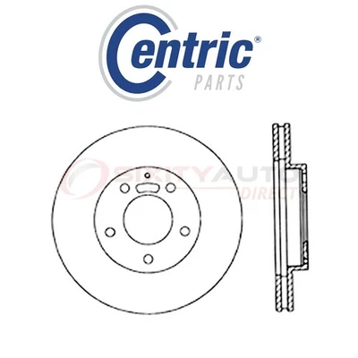 Centric C-TEK Disc Brake Rotor for 1992-1995 Mazda 929 3.0L V6 - Kit Set cr - Image 1 of 4