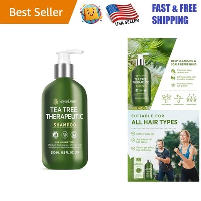 Nourishing Tea Tree Oil Shampoo - Combats Dandruff and Revitalizes Scalp Health - Image 1 of 4